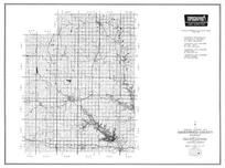 Greenwood County, Madison, Eureka, Virgil, Climax, Fall River, Kansas State Atlas 1958 County Highway Maps